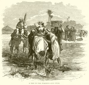 A Trip to the Pyramids--Old Style by English School