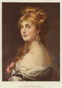 A Type of Female Beauty by English School