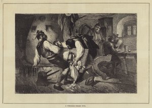 A Tyrolese Finger Duel by English School