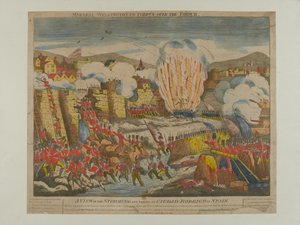 A View of the Storming and Taking of Ciudad Rodrigo in Spain 1812, published by Oliver and Boyd 1812