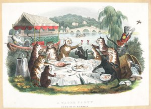 A Water Party - Picnicking at Richmond by English School
