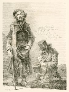 A Blind Beggar Well Known at Fairs Near the Metropolis by English School