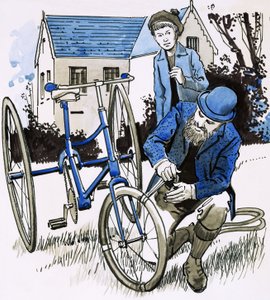A garden hose provided John Dunlop with a smooth bicycle ride