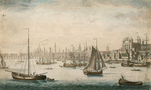 A General View of Sailing Craft on the Waters of the River Thames