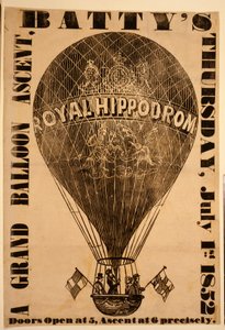A Grand Balloon Ascent, Battys, Thursday, July 1st, 1852