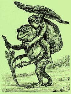A kind husband, illustration from Coles Funny Picture Book by English School