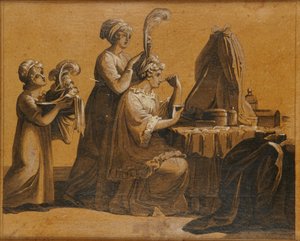 A Lady at Her Dressing Table