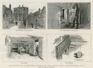 A Merchant-Prince of the Olden Time, Austin Friars, City by English School