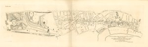 A Plan of Hyde Park and Part of the City of London, Showing a Position for a Royal Palace by English School
