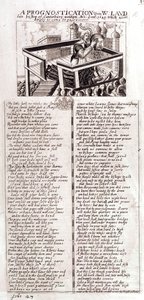 A prognostication upon W. Laud late bishop of Canterbury written Ano Dom, 1641, which accordingly is come to passe by English School