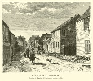 A Street in Saint-Pierre, Saint Pierre and Miquelon by English School