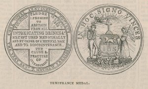A Temperance Medal by English School