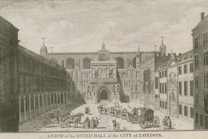 A View of the Guildhall of the City of London