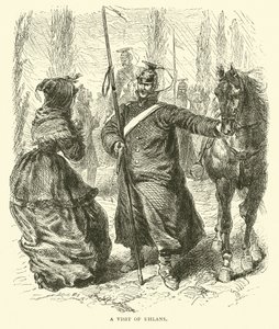 A Visit of Uhlans, March 1871 by English School