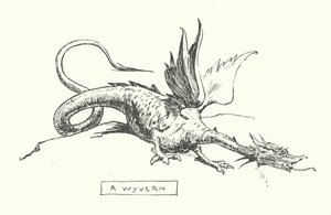 A wyvern by English School