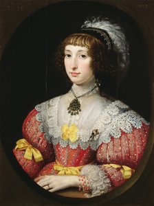 A young Lady with a Plumed Headdress
