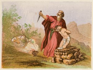 Abraham offering up Isaac