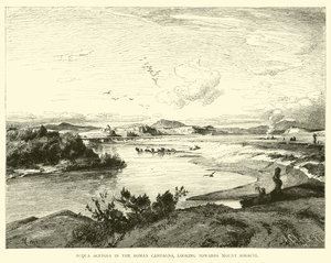 Acqua Acetosa in the Roman Campagna, Looking Towards Mount Soracte by English School