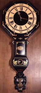 Act of Parliament clock inscribed The Gift of Sir Francis Forbes, 1714 by English School
