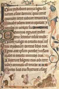 Stacking Sheaves of Corn, from the Luttrell Psalter