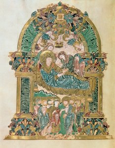 Assumption of the Virgin (from the Benedictional of St. Aethelwold, Winchester, c.980)