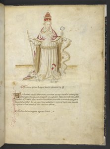 Joachimi Abbatis de Curatio, et Anselmi, Episcopi Marsicani, Vaticinia xxx de Pontificibus Romanis; scil., a Nicolao III. ad Innocentium VIII by English School