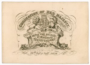 Admission Ticket to St. Margaret