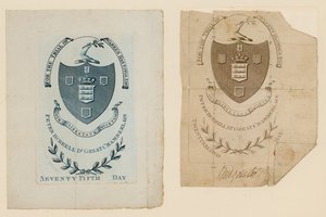 Admission tickets for the trial of Warren Hastings by English School