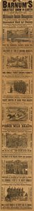 Advert for P T Barnum