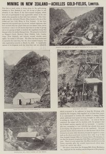 Advertisement, Mining in New Zealand, Achilles Gold-Fields by English School