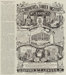 Advertisement, The Medical Battery Company by English School