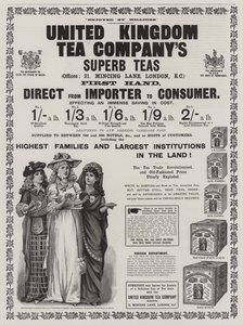 Advertisement, United Kingdom Tea Company by English School