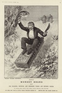 Advertisement for Brookes Monkey Brand soap