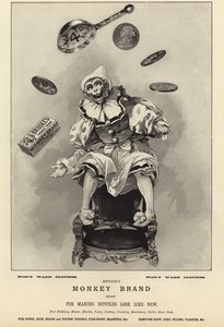 Advertisement for Brookes Monkey Brand soap