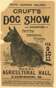 Advertisement for Crufts Dog Show