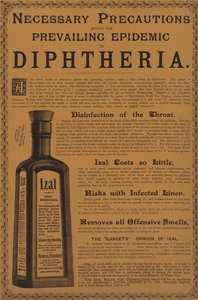 Advertisement for Izal antiseptic by English School