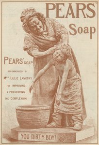 Advertisement for Pears Soap by English School