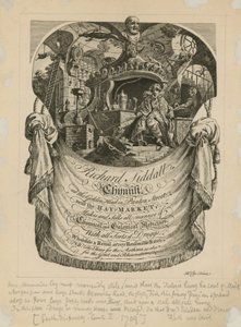 Advertisement for Richard Siddall by English School