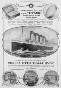 Advertisement for Vinolia Otto Toilet Soap, as Used on the 