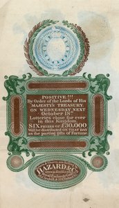 Advertisement for Last Lottery