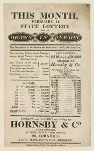 Advertisement for State Lottery by English School