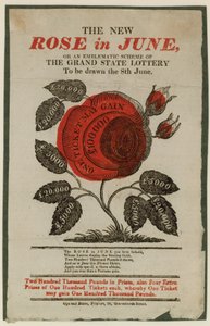 Advertisement for State Lottery by English School