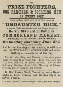 Advertising Undaunted Dick by English School
