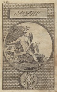 Aeolus, ancient Roman god of the winds by English School
