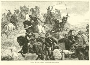 Affair between Uhlans and Chasseurs d