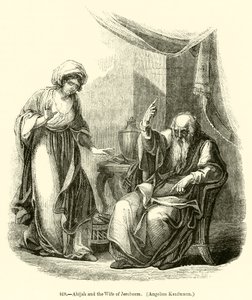 Ahijah and the Wife of Jeroboam, Angelica Kaufmann by English School