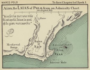 Aias, the Laias of Polo, from an Admiralty Chart by English School