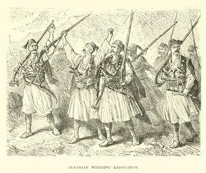 Albanian Wedding Rejoicings by English School