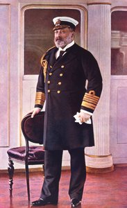 Albert Edward Prince of Wales, Honorary Admiral of the Fleet, 1898 by English School