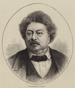 Alexandre Dumas by English School